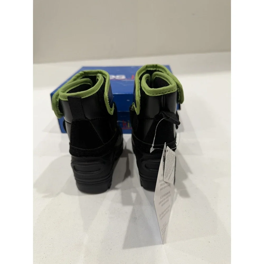 TOTES Toddler BrownieBlue Boys Totes Winter Snow Boots Size 5T Black/Greenwinter